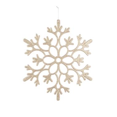 Decorazione natalizia fiocco neve oro Ø 40 cm
