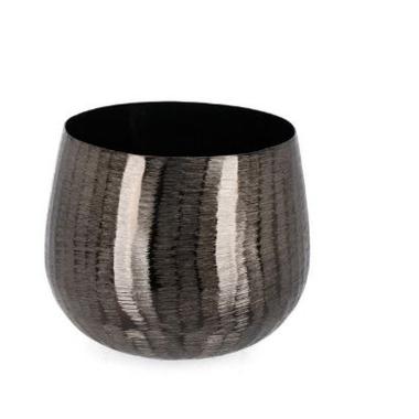Portavaso metallo chisel to antracite 20 x 17,5 cm