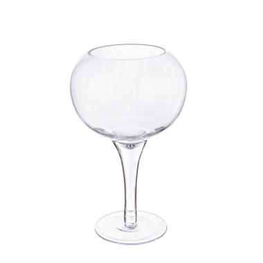 Vaso vetro calice trasparente 30 cm