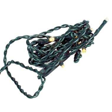 Luci di natale 10 led bianco caldo 220v