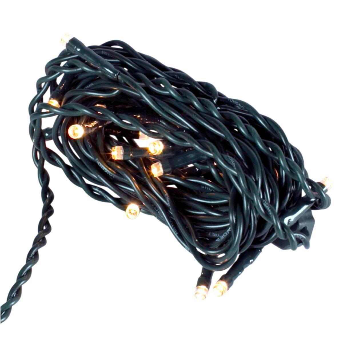Luci di natale 20 led bianco caldo 220v