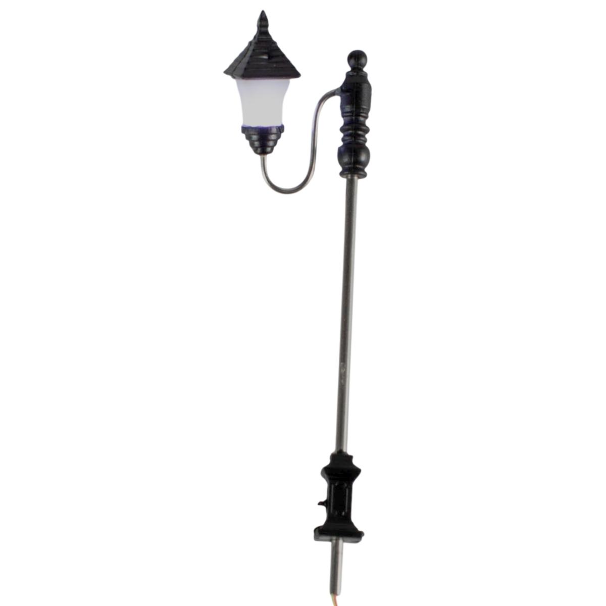 Lampione presepe metallo 3 5 luce led calda modello v 1 cm