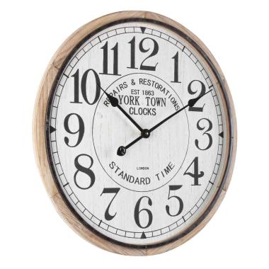 Orologio parete legno ticking tondo modello a