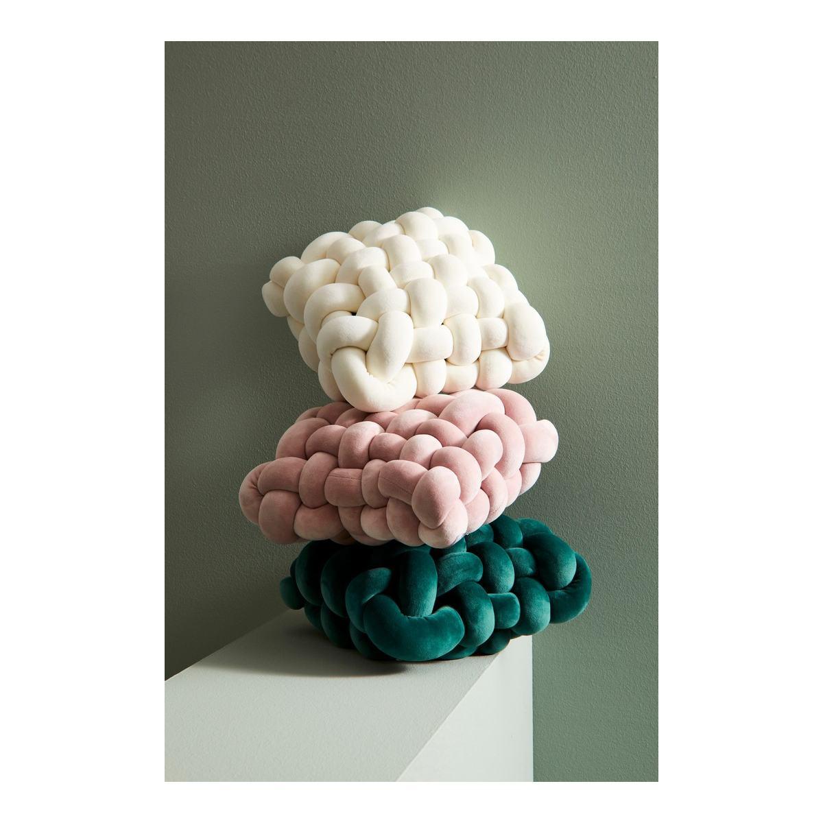 Cuscino arredo entwine verde