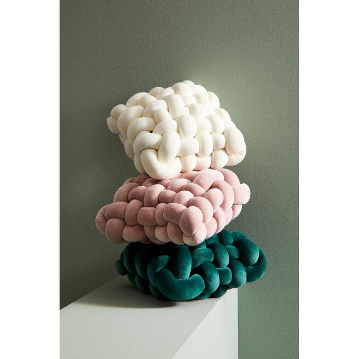 Cuscino arredo entwine verde
