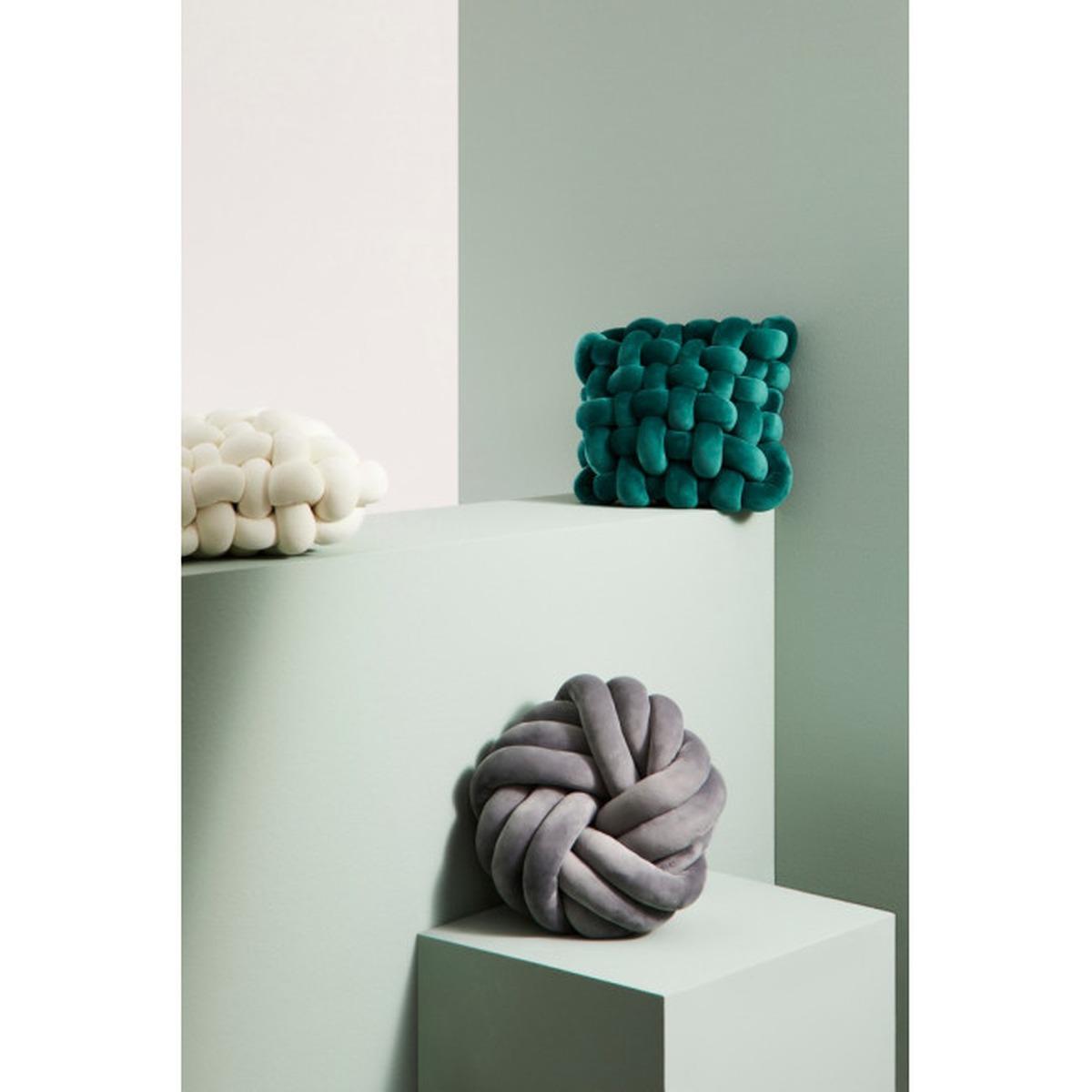 Cuscino arredo entwine verde