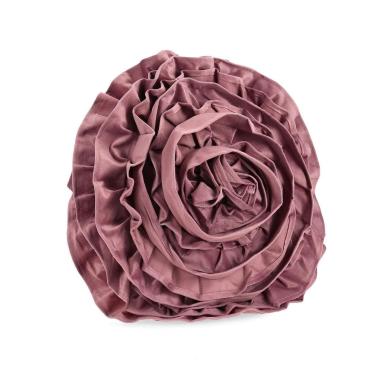 Cuscino arredo fryda fiore rosa tondo