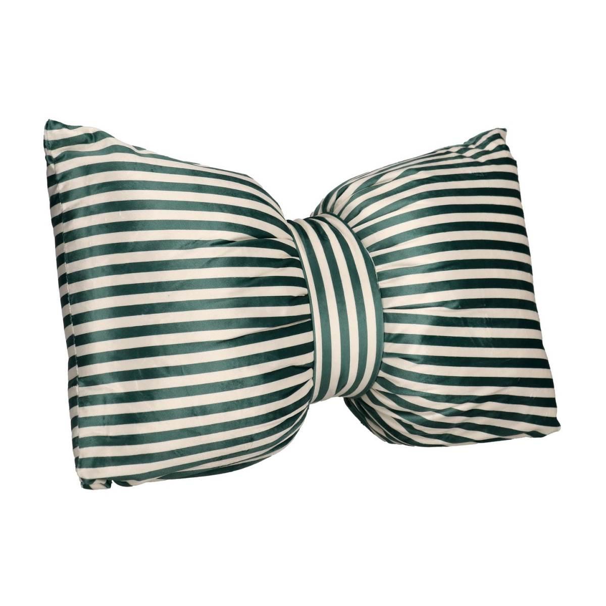 Cuscino arredo athel fiocco righe verde