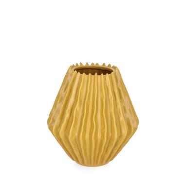 Vaso ceramica eldar giallo ocra 185 x 20 cm