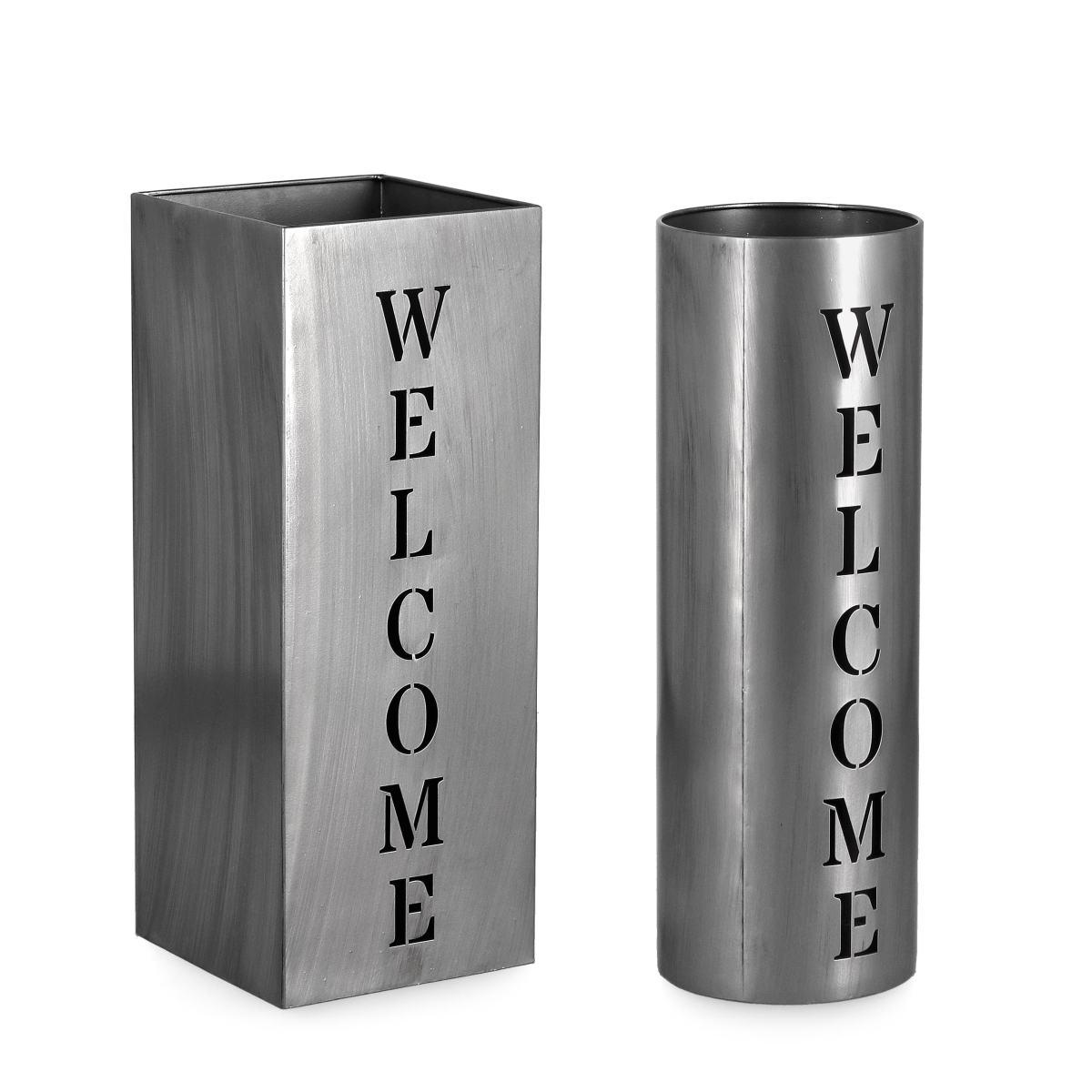 Portaombrelli metallo welcome tondo
