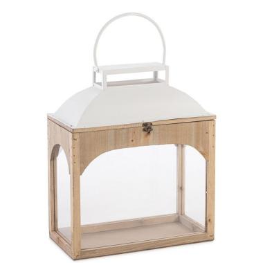 Lanterna legno shayra naturle 50 cm