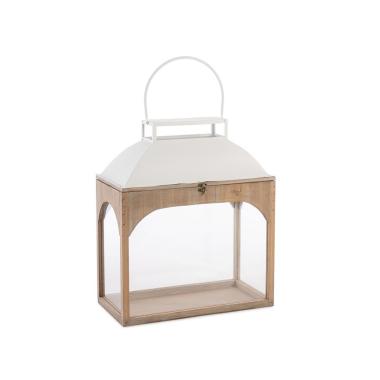 Lanterna legno shayra naturle 61 cm