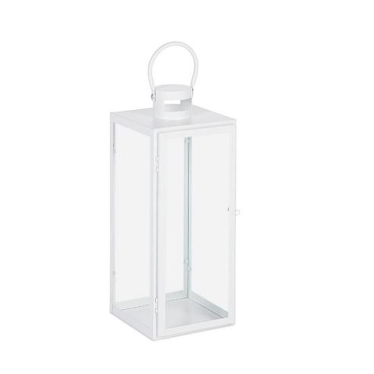 Lanterna metallo lior bianca 40 cm
