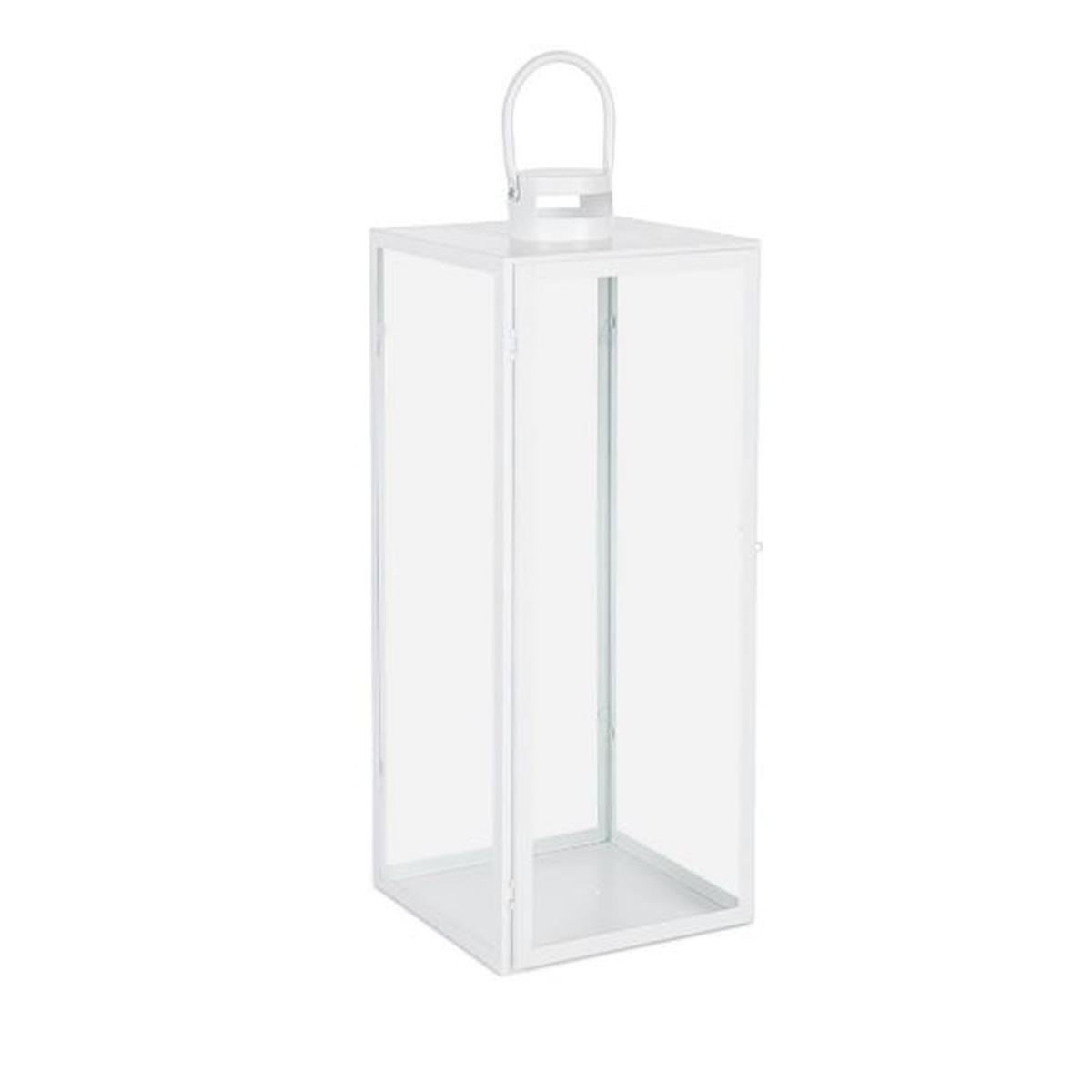 Lanterna metallo lior bianca 65 cm