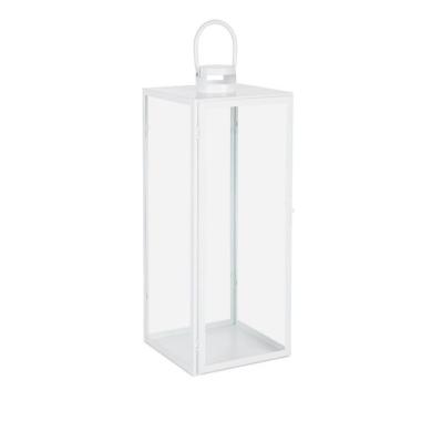 Lanterna metallo lior bianca 65 cm