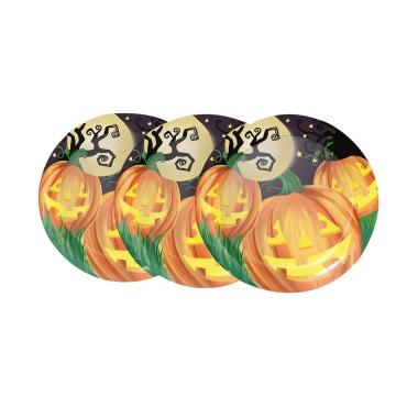Piatti halloween zucche 23 pz