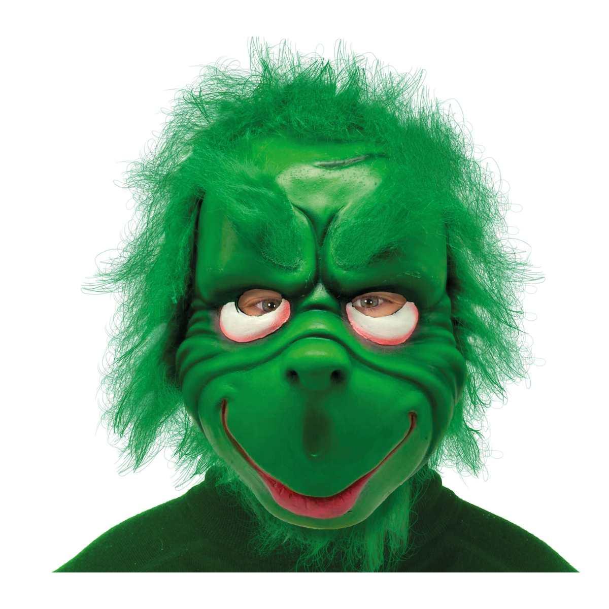 Maschera viso lattice grinch capelli