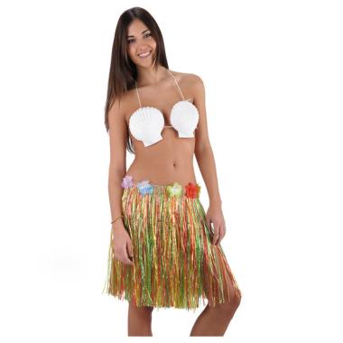 Gonna hawaii multicolor fiori