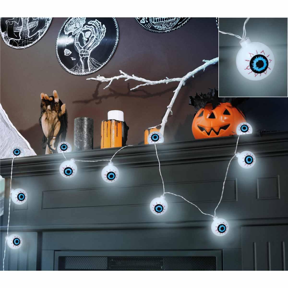 Festone halloween occhi luminosi