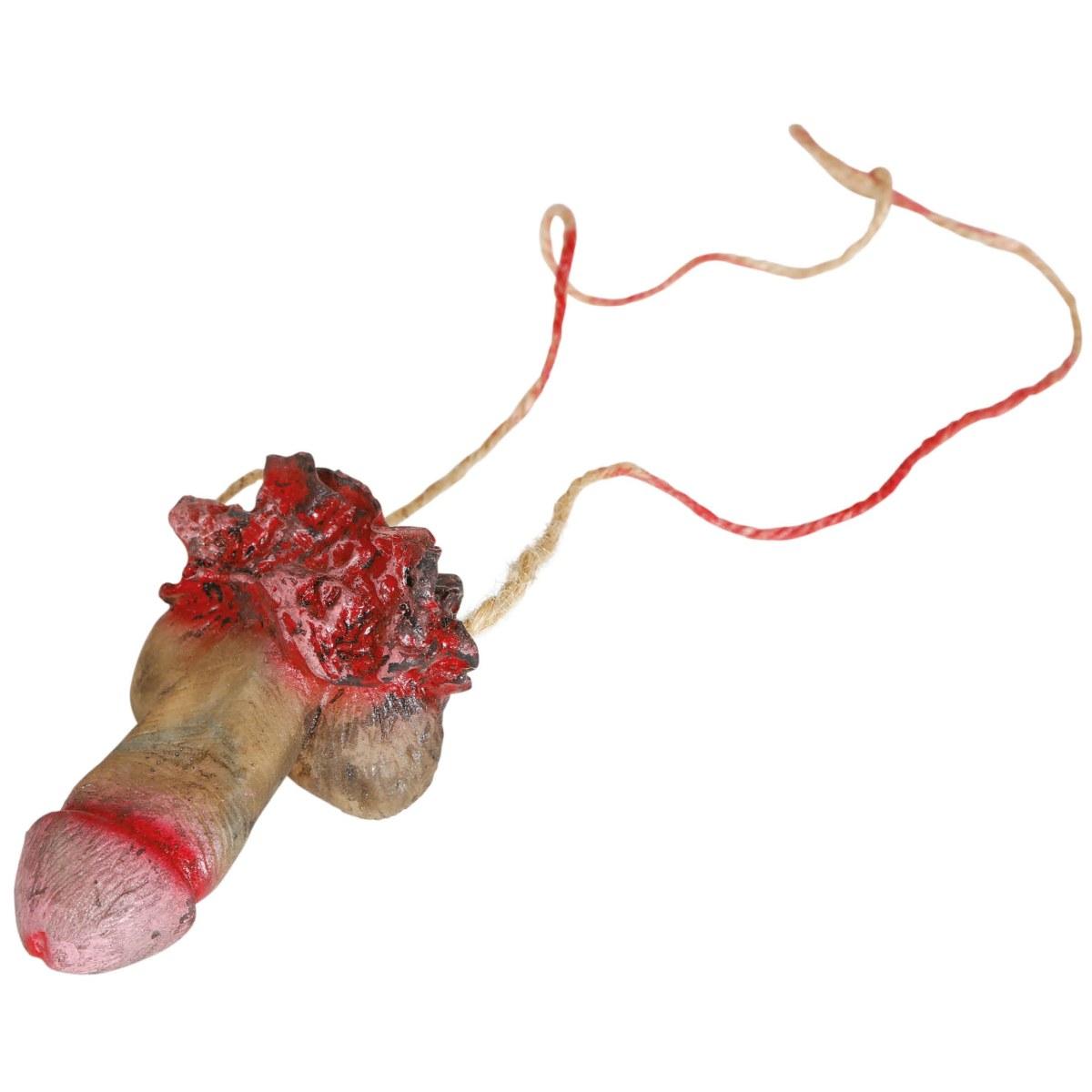 Collana pene lattice insanguinato