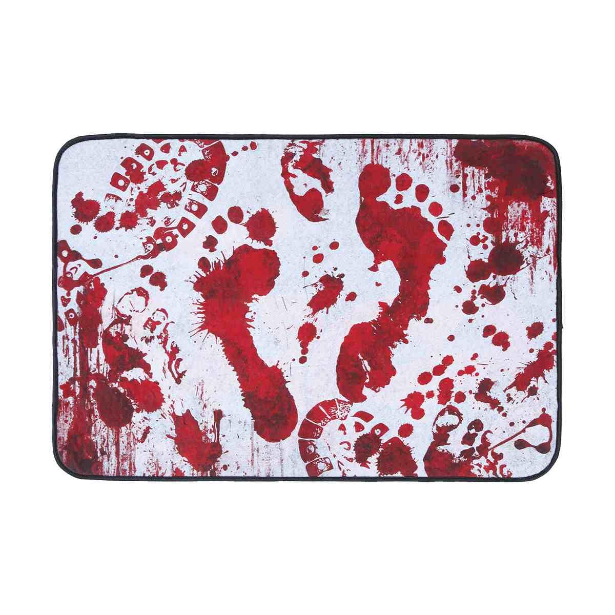 Tappeto halloween impronte insanguinate