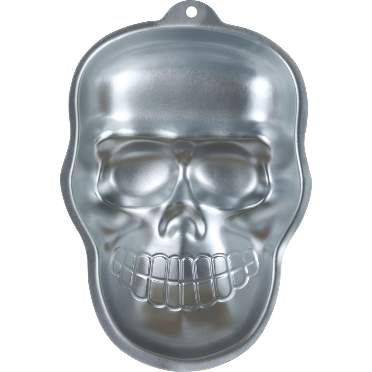 Stampo alluminio halloween dolci teschio