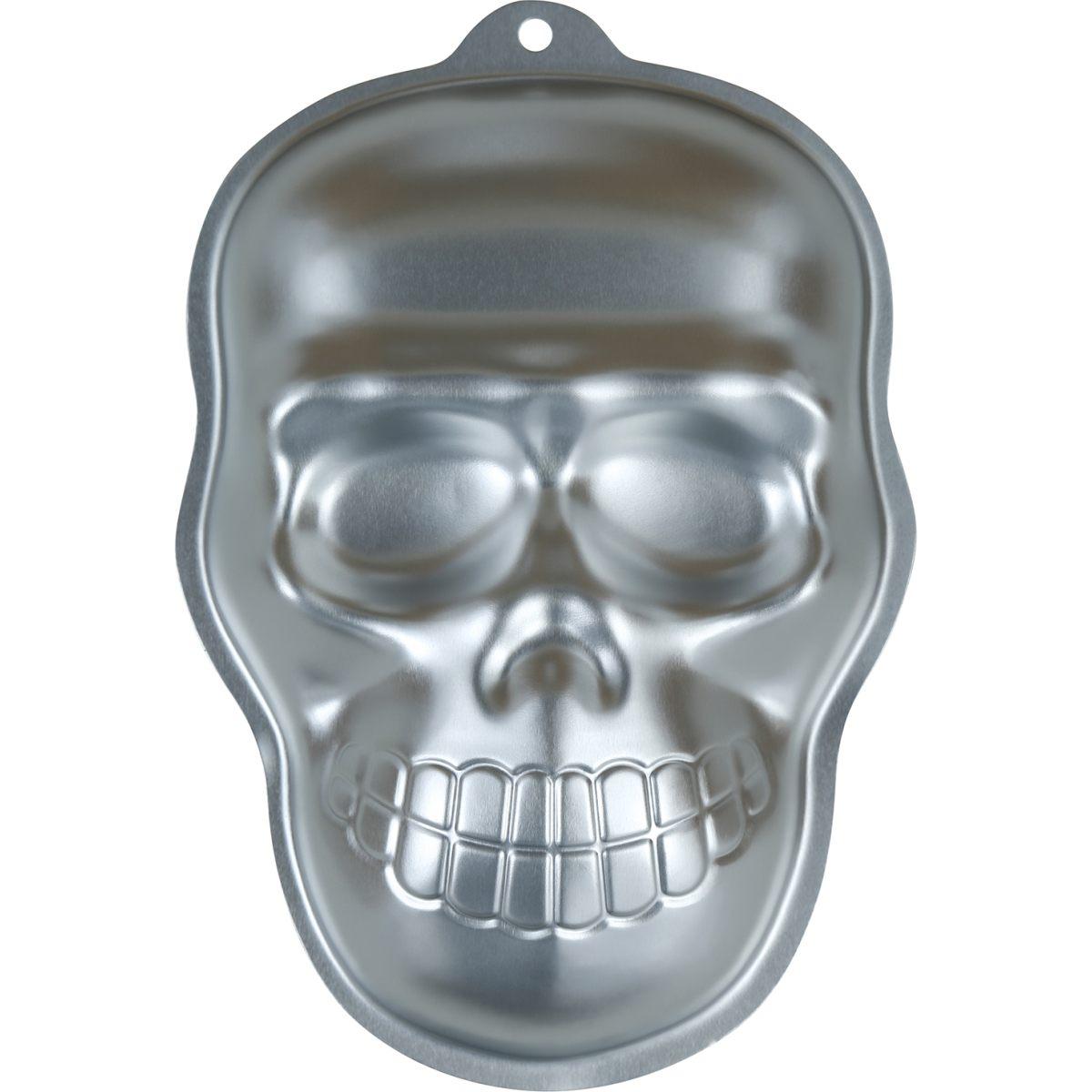 Stampo alluminio halloween dolci teschio
