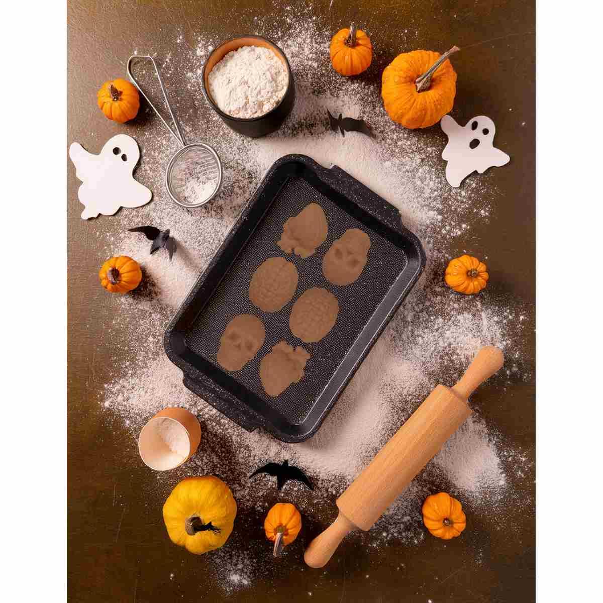 Stampo silicone halloween biscotti figure assortite