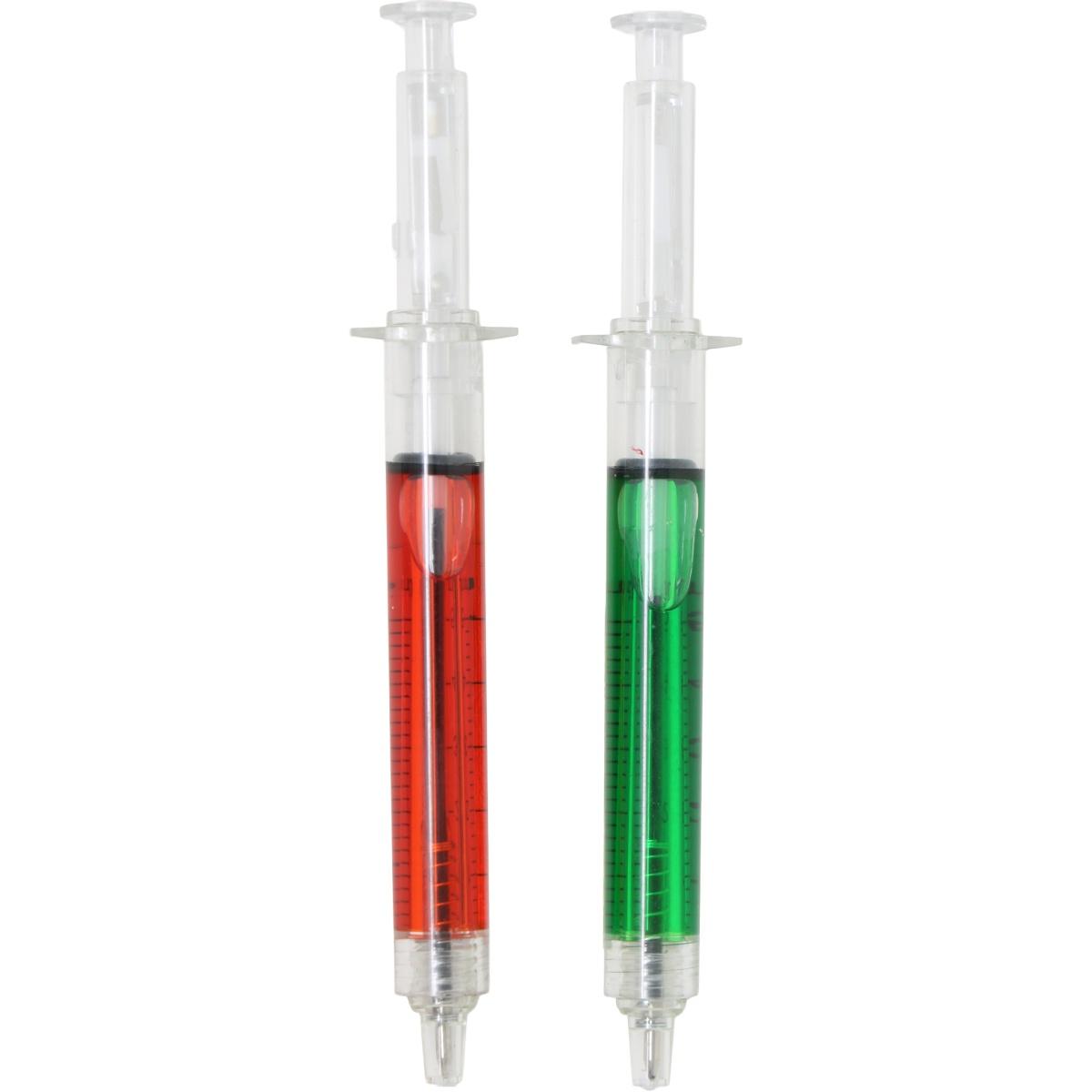 Penna halloween siringa sangue infetto ass 2 colori