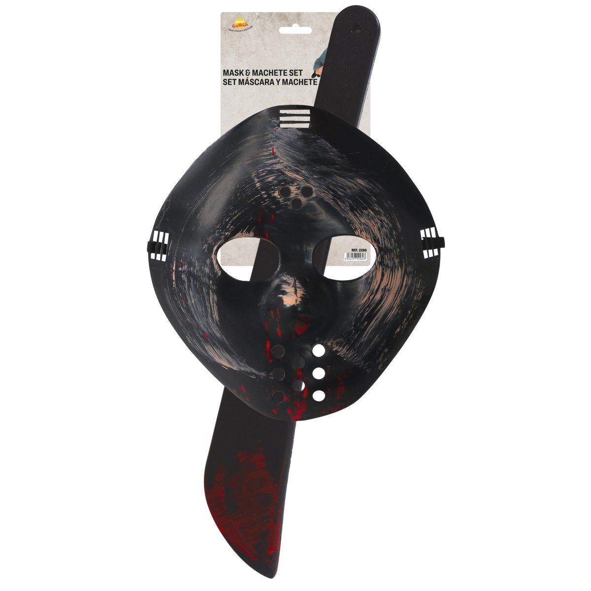 Maschera viso pvc hockey bronzo macete
