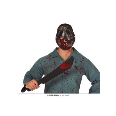 Maschera viso pvc hockey bronzo macete