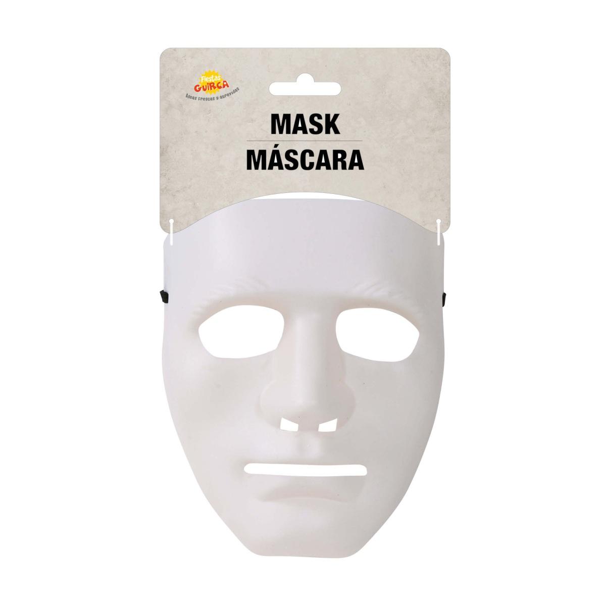 Maschera viso pvc bianca