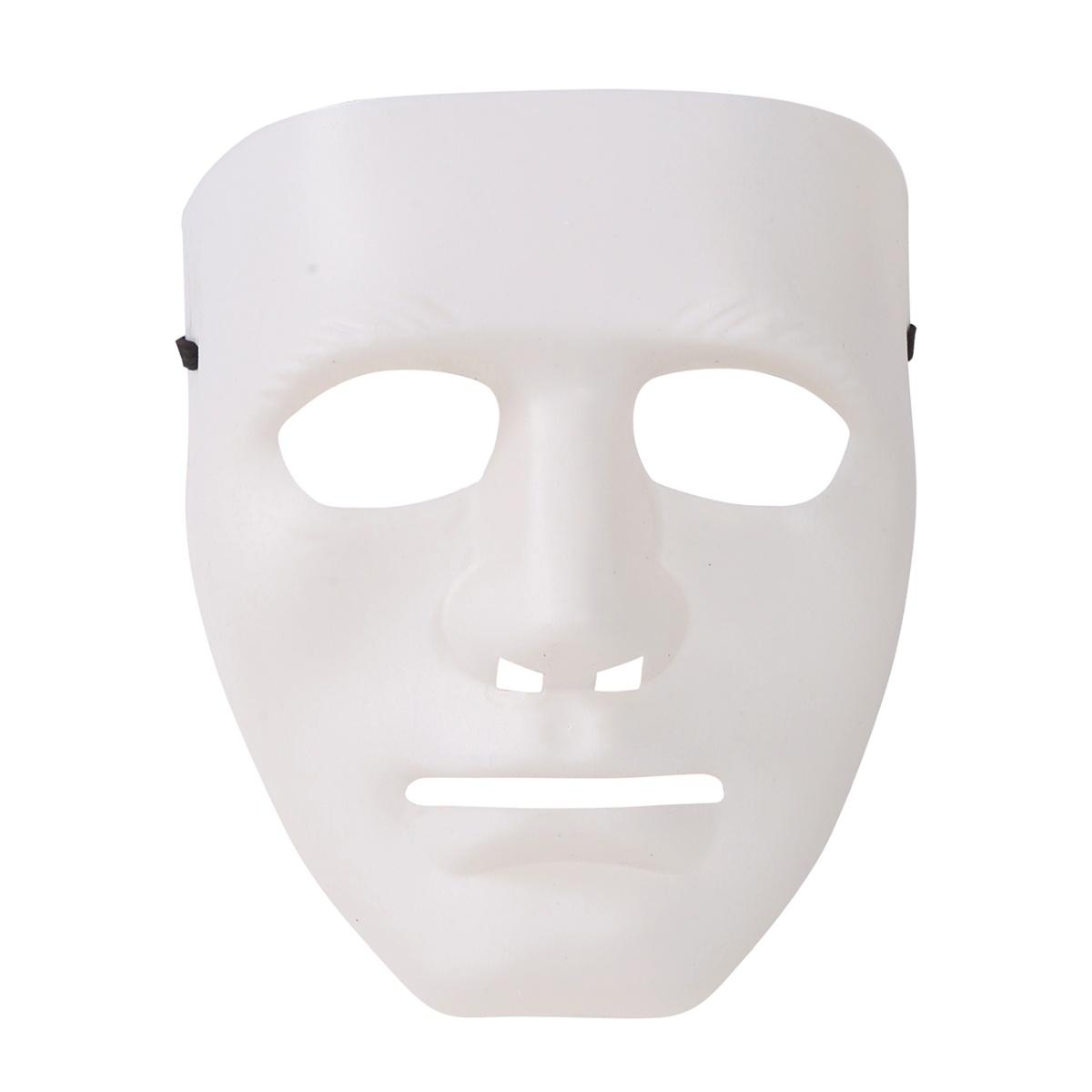 Maschera viso pvc bianca