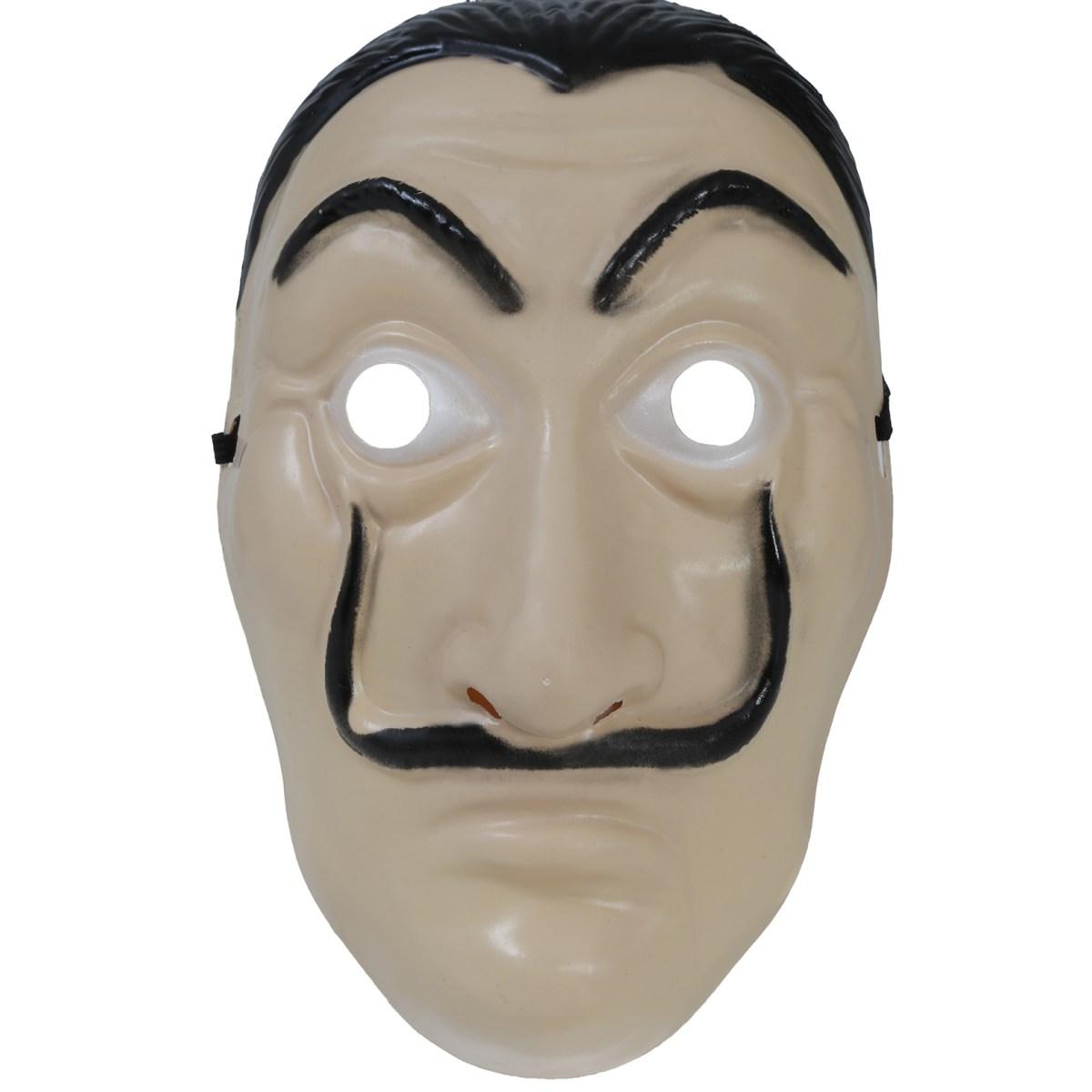 Maschera viso pvc casa di carta salvador dali papel