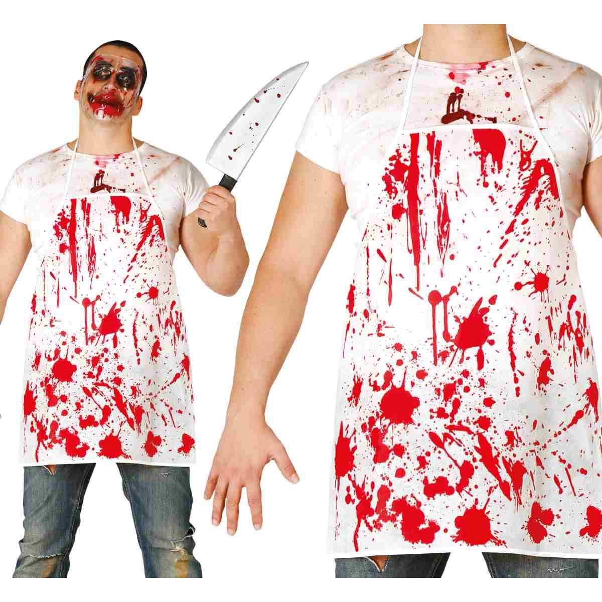 Grembiule bianco insanguinato