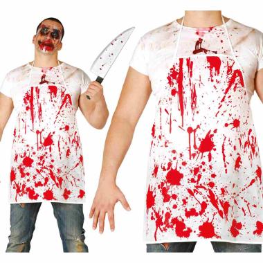 Grembiule bianco insanguinato