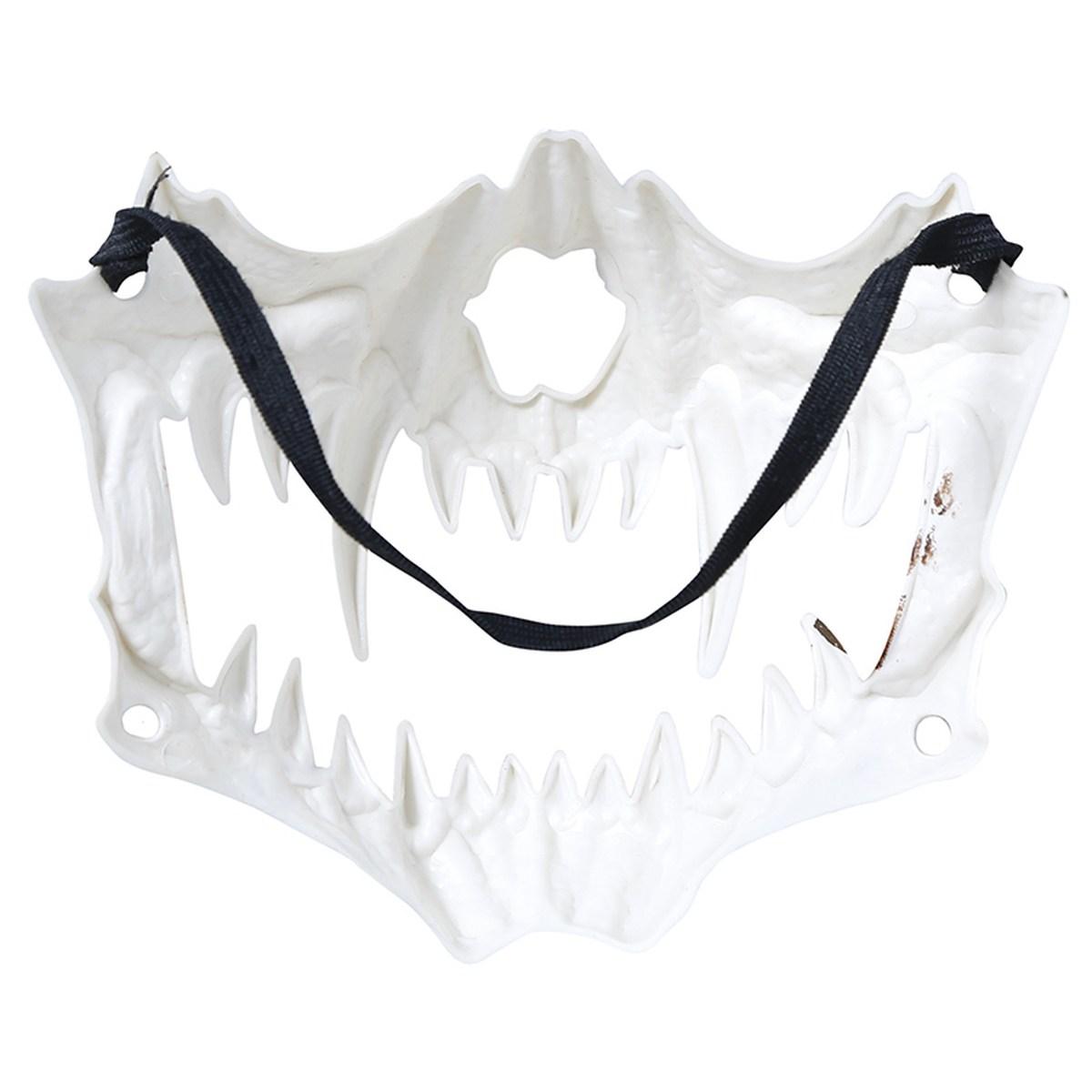 Maschera viso pvc horror zanne