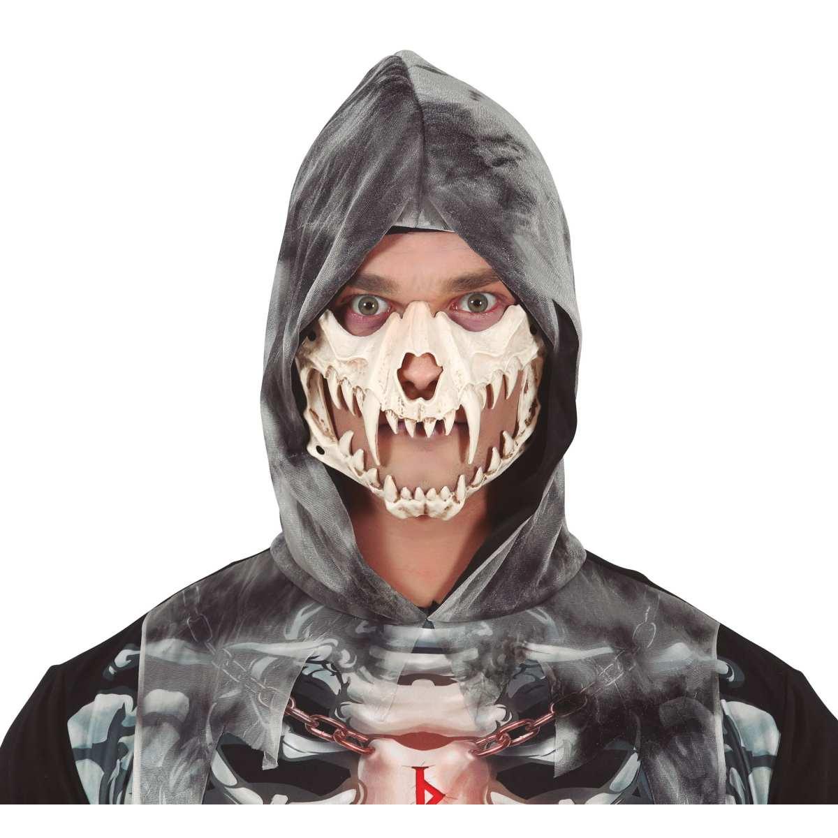 Maschera viso pvc horror zanne