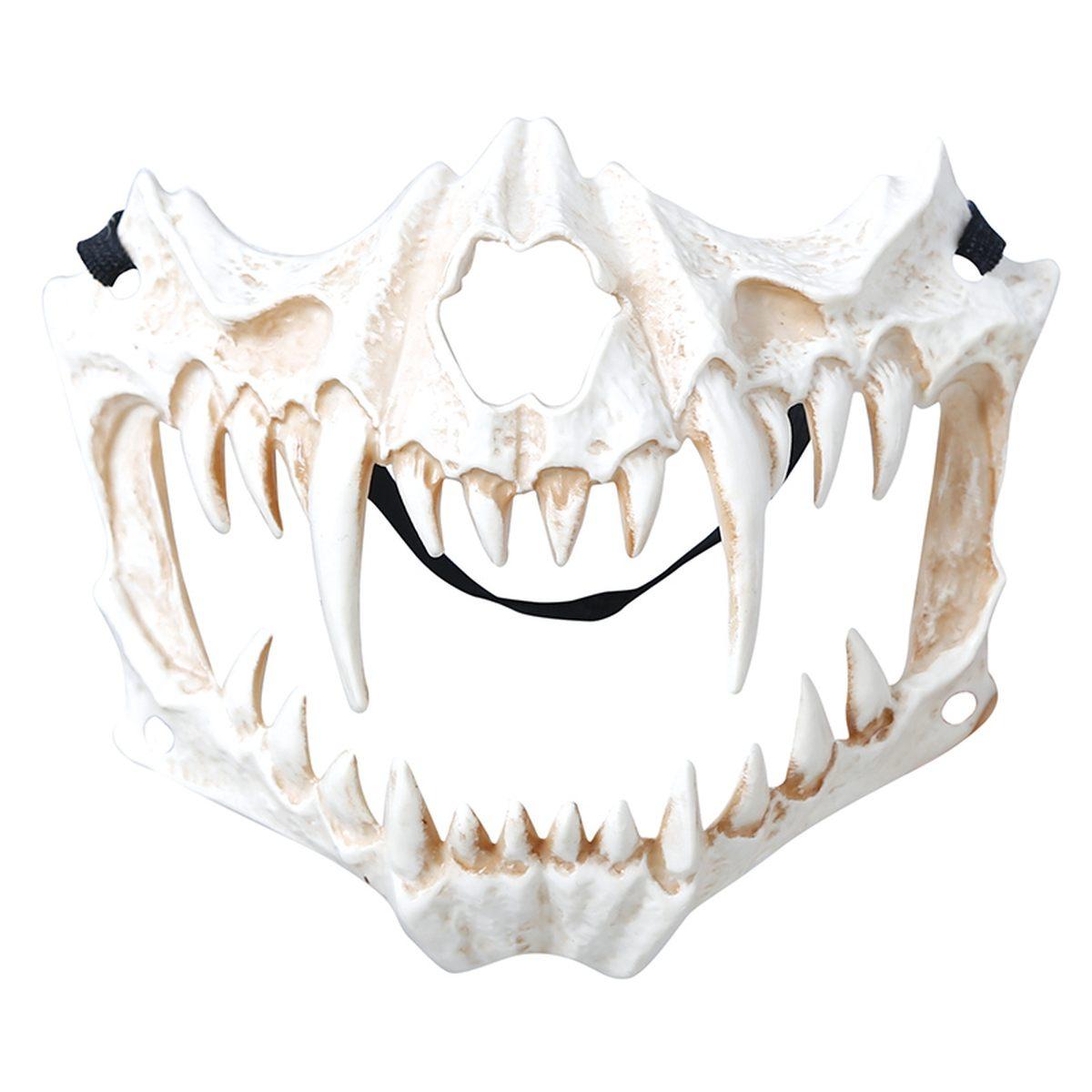 Maschera viso pvc horror zanne