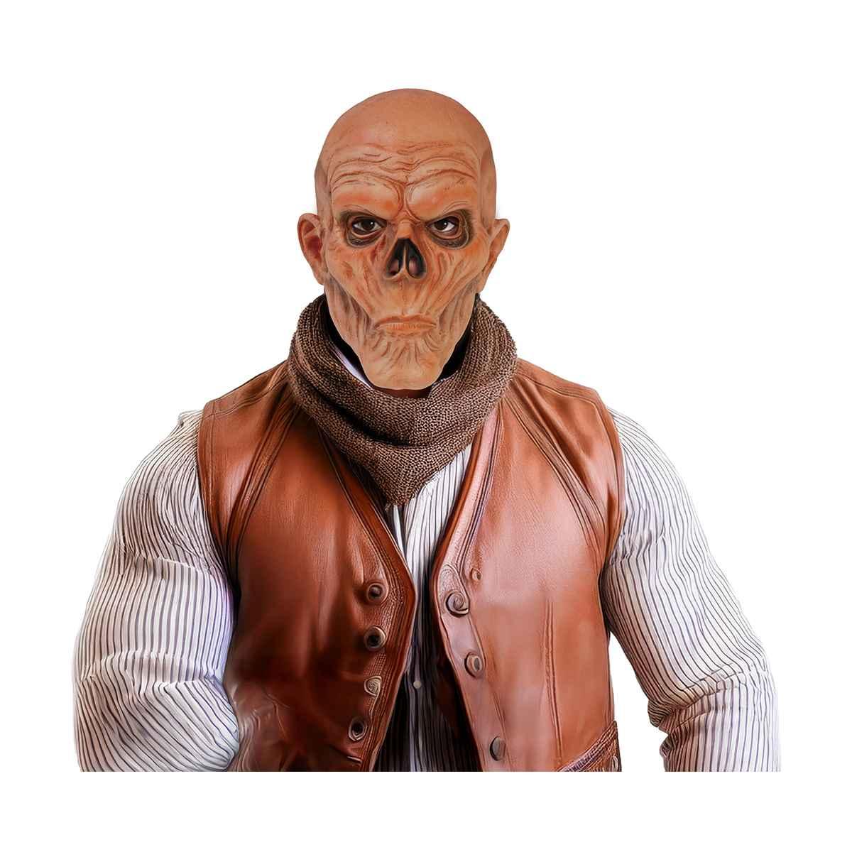 Maschera viso lattice horror uomo bruciato
