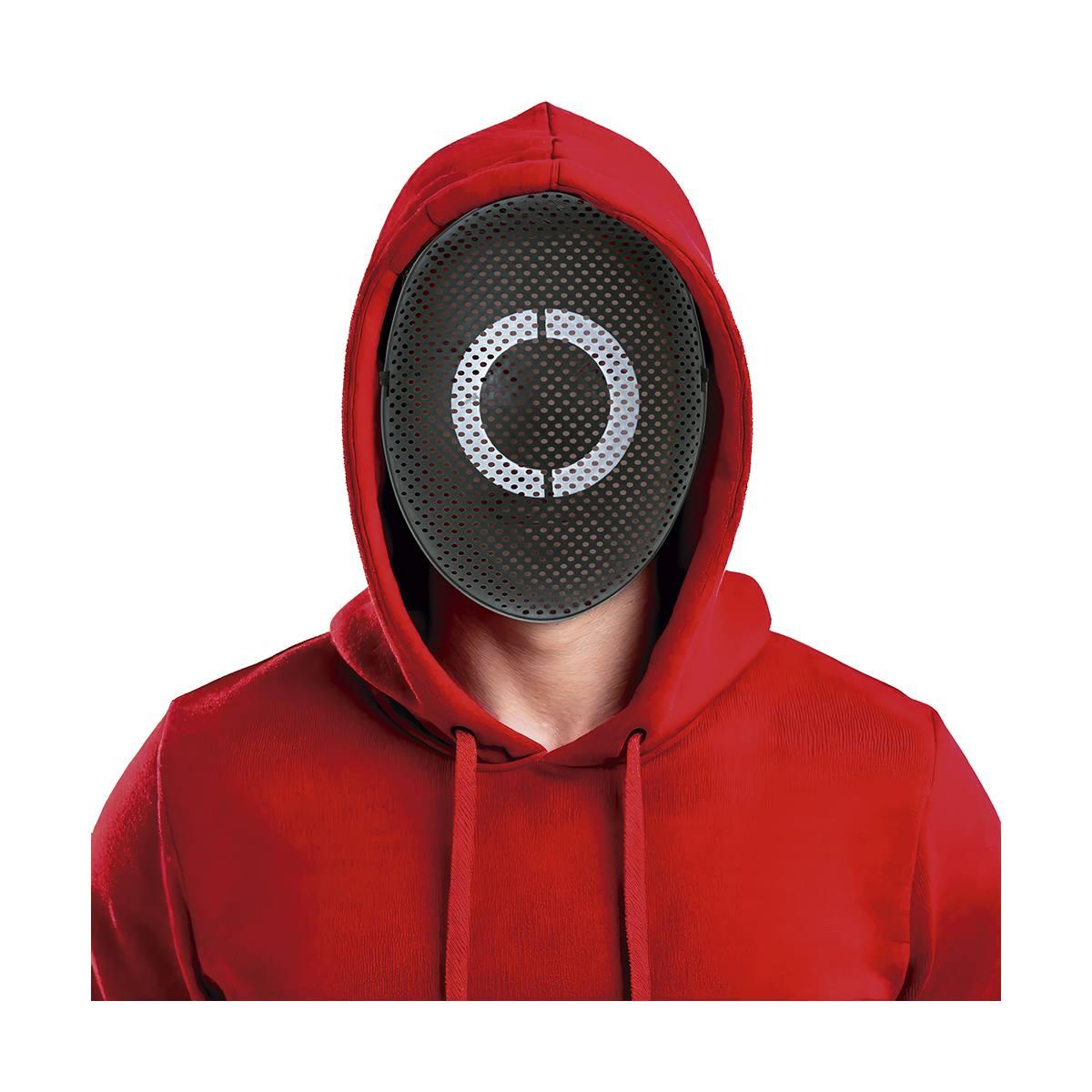 Maschera viso pvc squid game rotondo