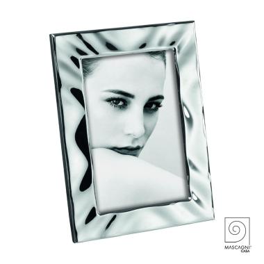 Cornice metallo argento 13 x 18 cm