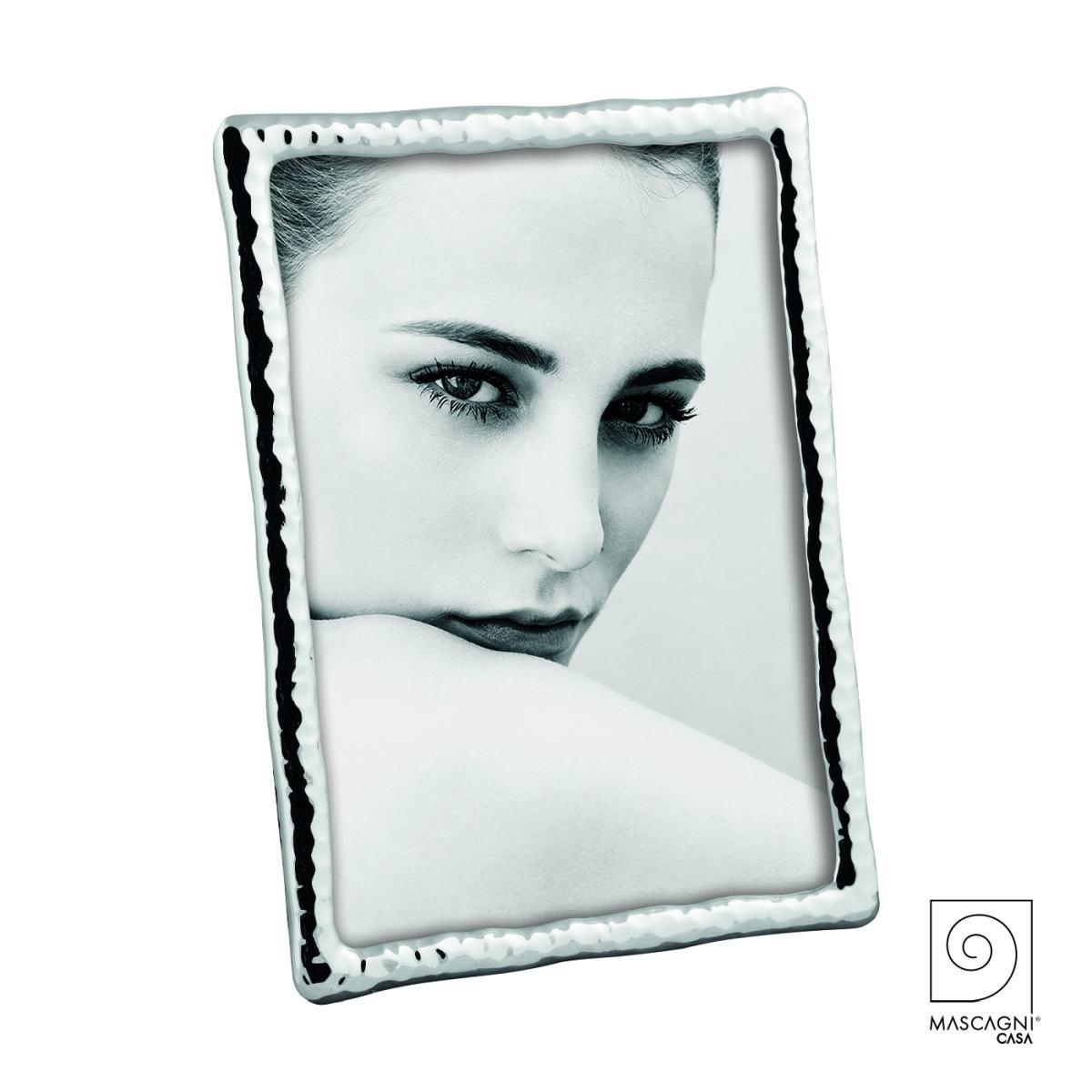 Cornice metallo argento 20 x 25 cm