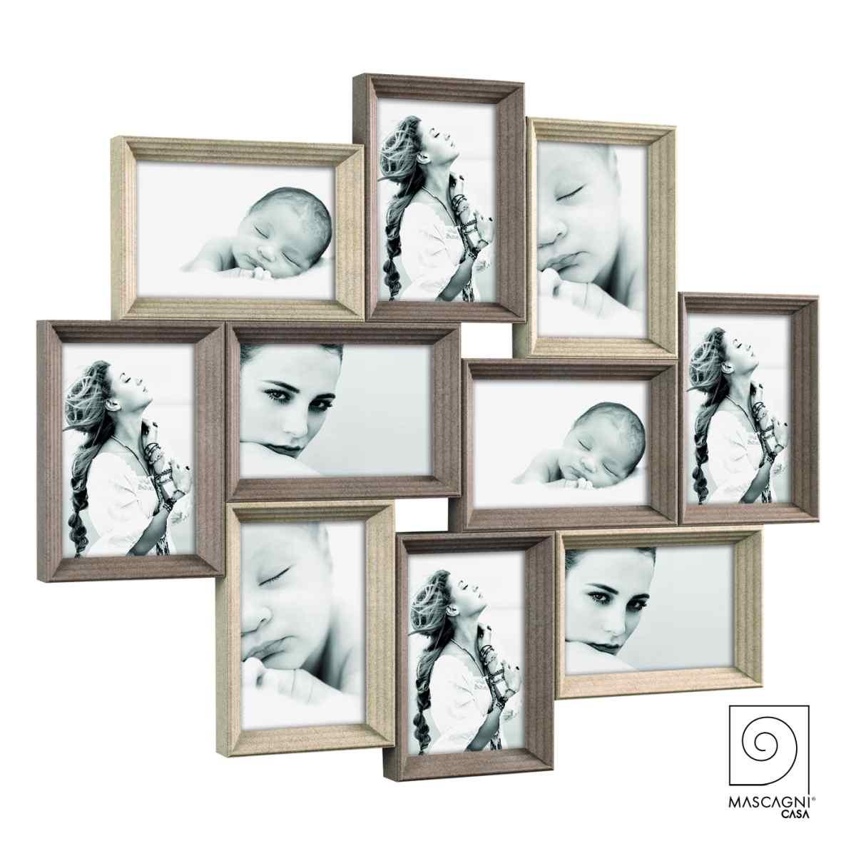 Cornice multipla 10 posti resina 98 x 21 cm