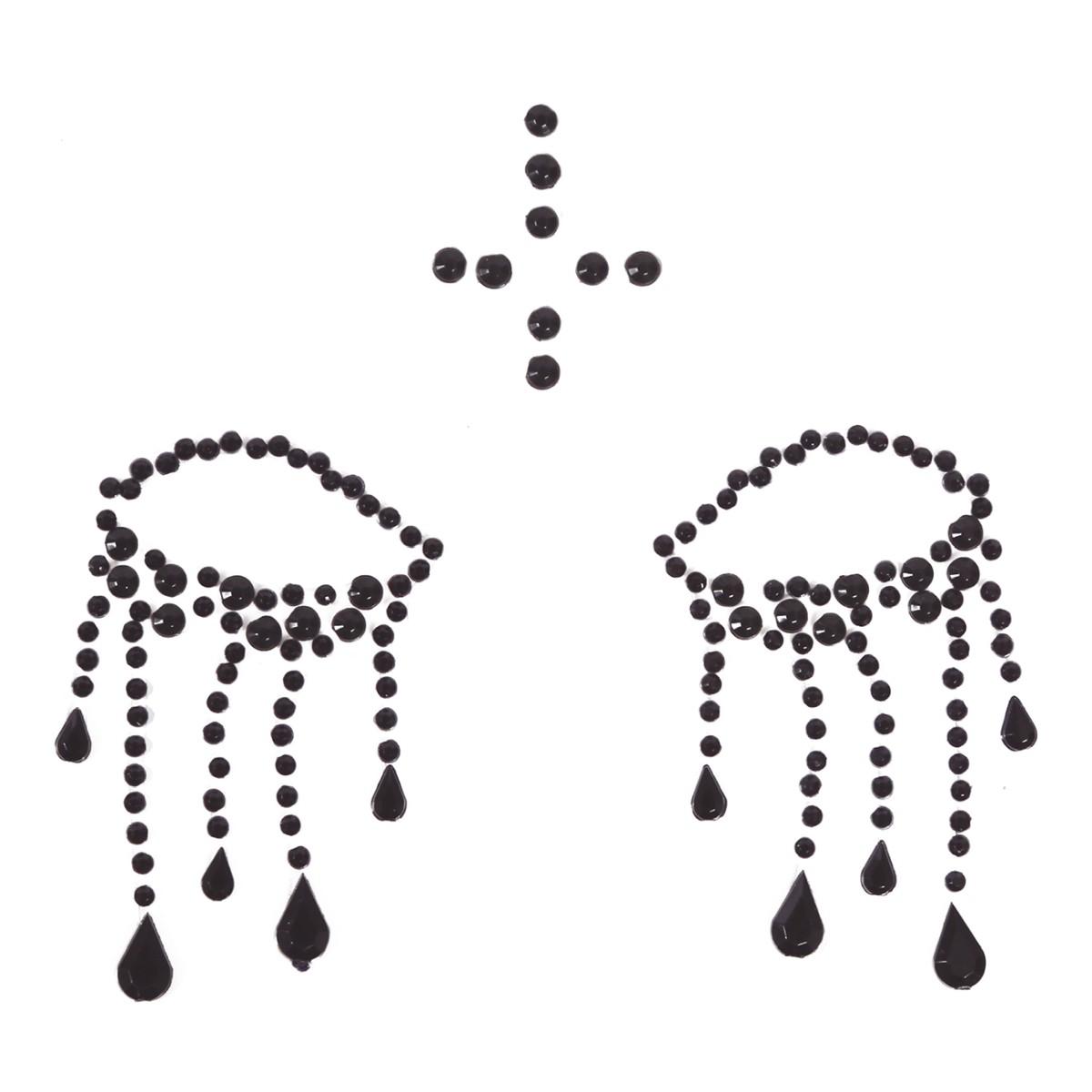 Trucco decorazioni adesive viso suora glitter