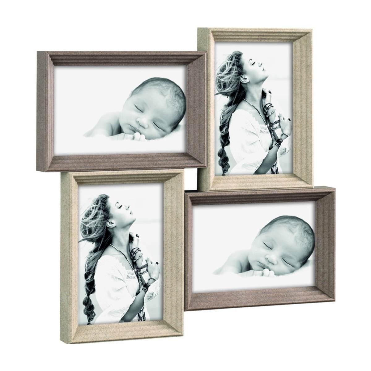 Cornice multipla 4 posti legno 32 x 32 cm