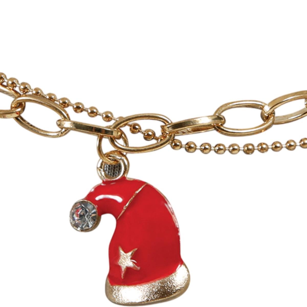 Bracciale soggetti natalizi metallo
