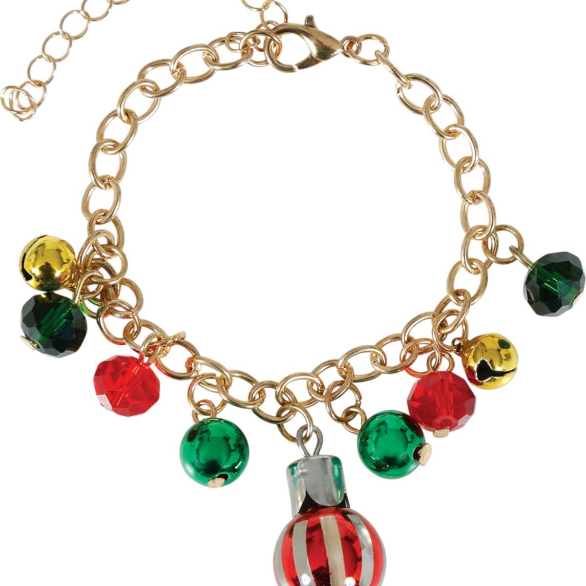 Bracciale palline natalzie metallo