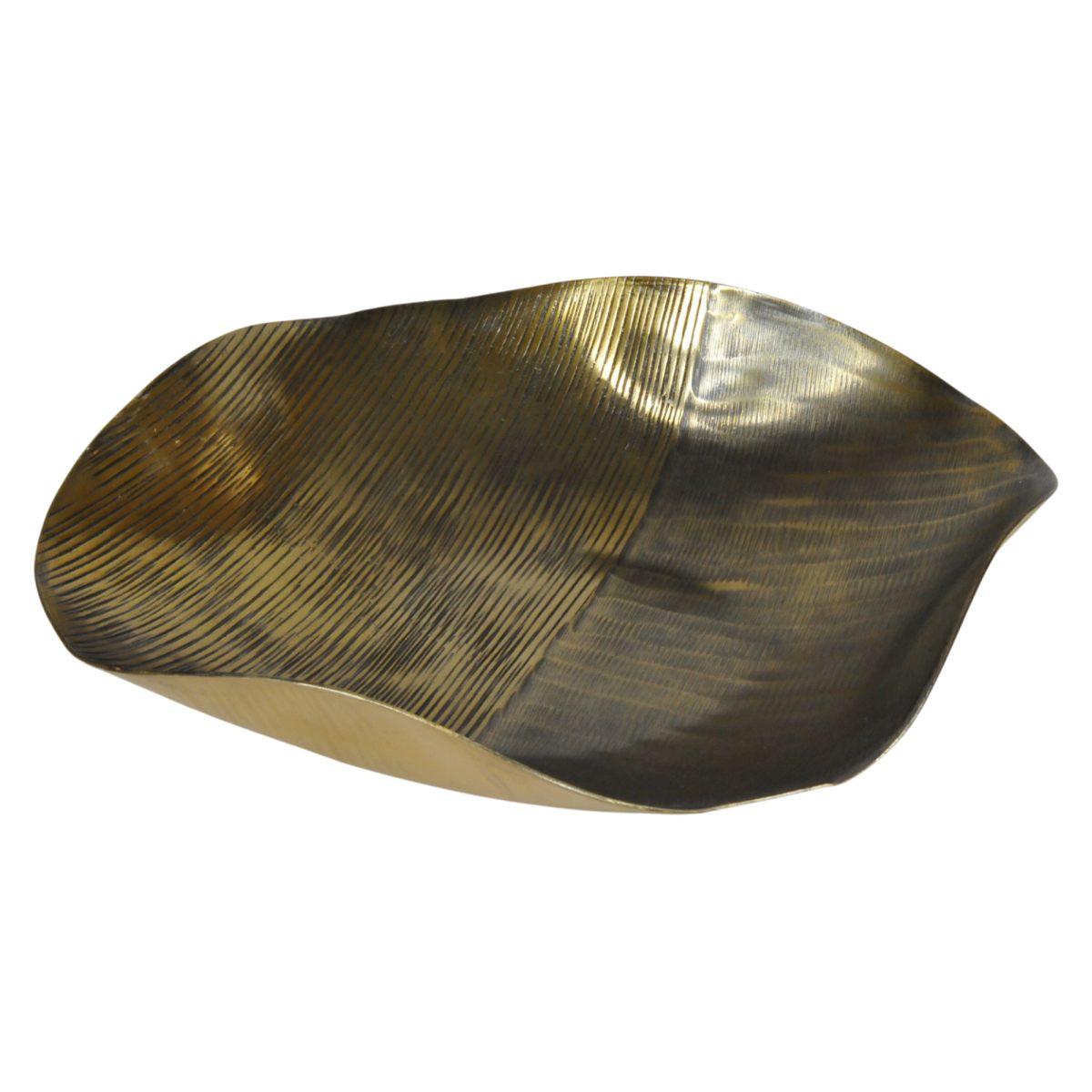 Vassoio metallo reel oro