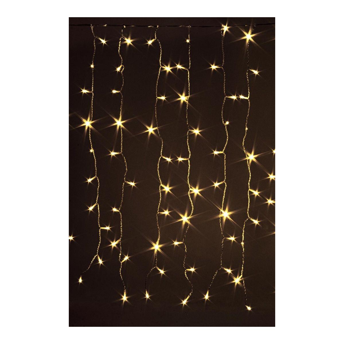 Luci di natale tenda esterno 400 led bianco caldo classic